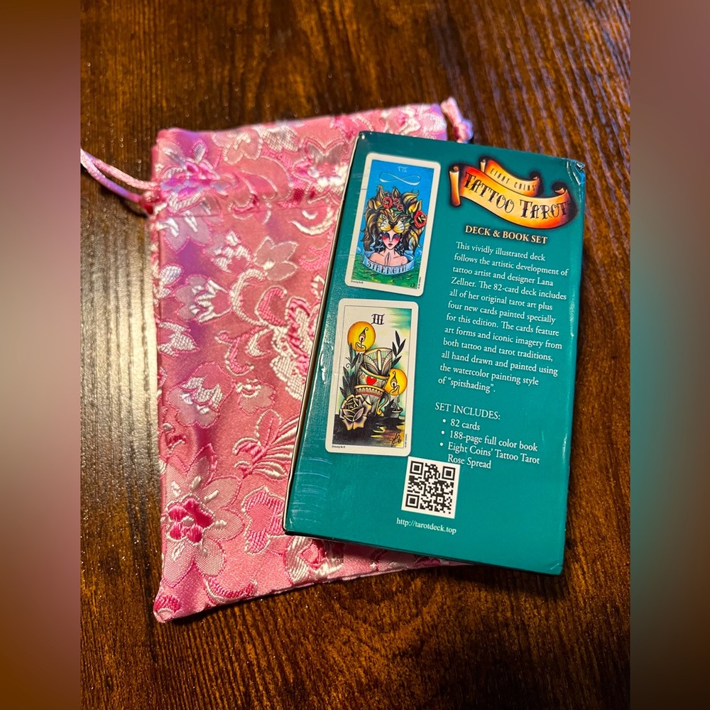 Eight Coins “Tattoo” Tarot Deck Bundle - Picture 3 of 13